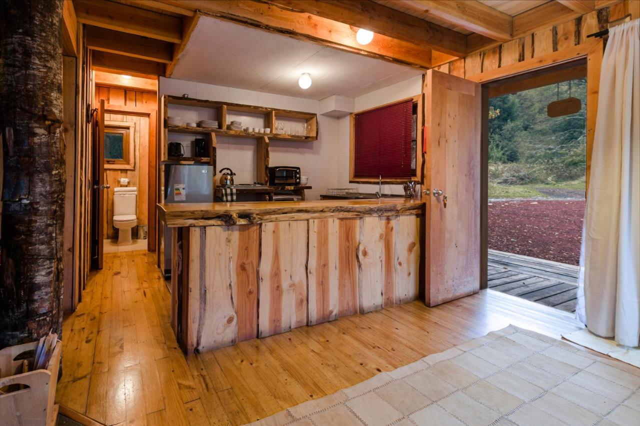 Huilo Huilo Cabanas Del Bosque Puerto Fuy Buitenkant foto